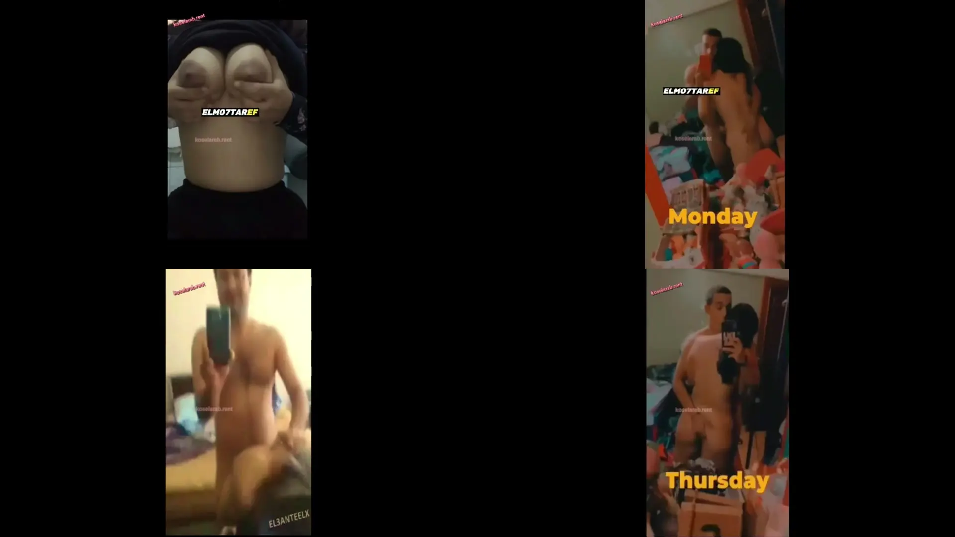 سكس سوري ساخن: منحرف يصور عشيقته قدام المرايا