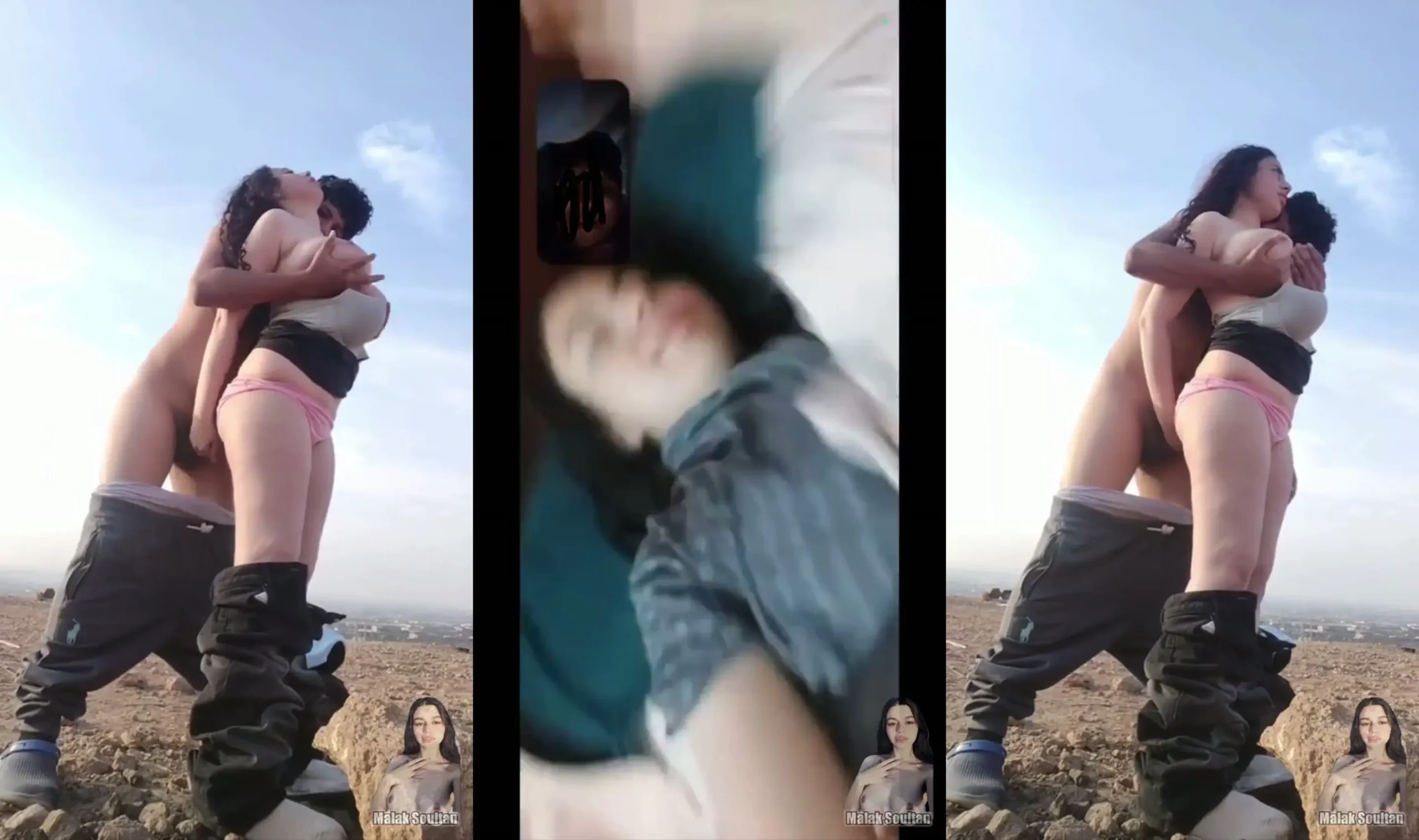 تجميعة نيك سيف وشهد في مكان مقطوع